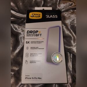NEW In Box Otter Box Amplify Glass Screen Protector,iPhone 14 Pro Max,Smartphone